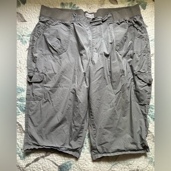 🍉Carroll Reed capri pant light grey, GUC, straight leg 3X lightweight - Picture 2 of 8